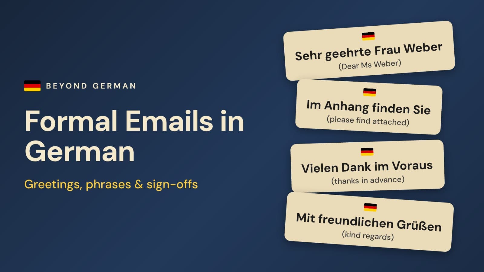 Formal Email in German: Greetings, Phrases & 3 Sample Emails