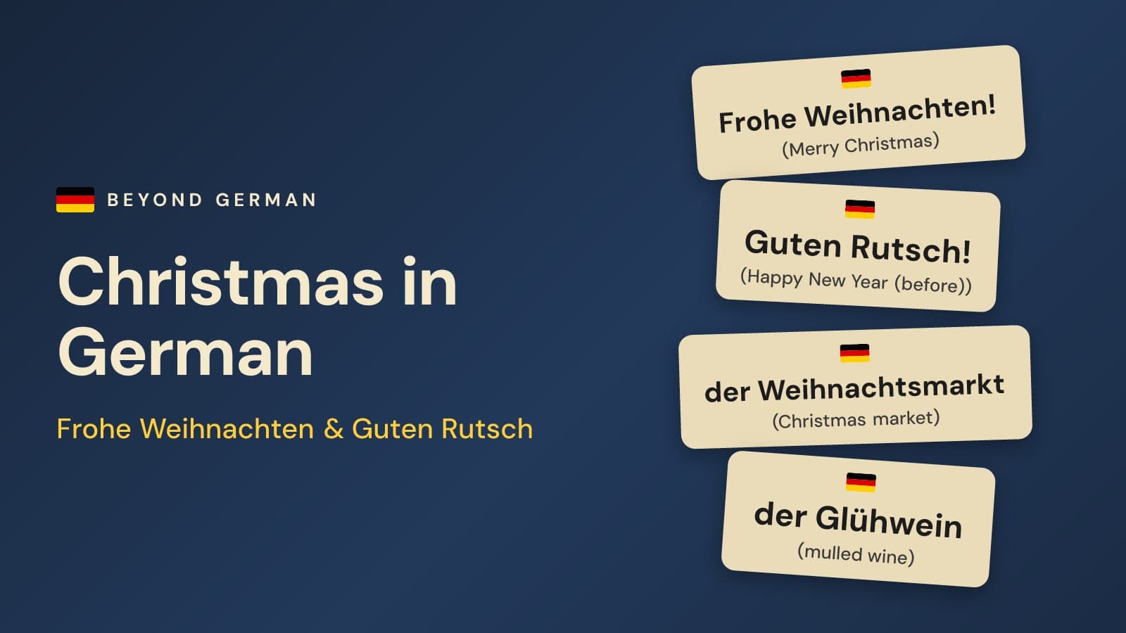 Merry Christmas in German: Frohe Weihnachten & Traditions