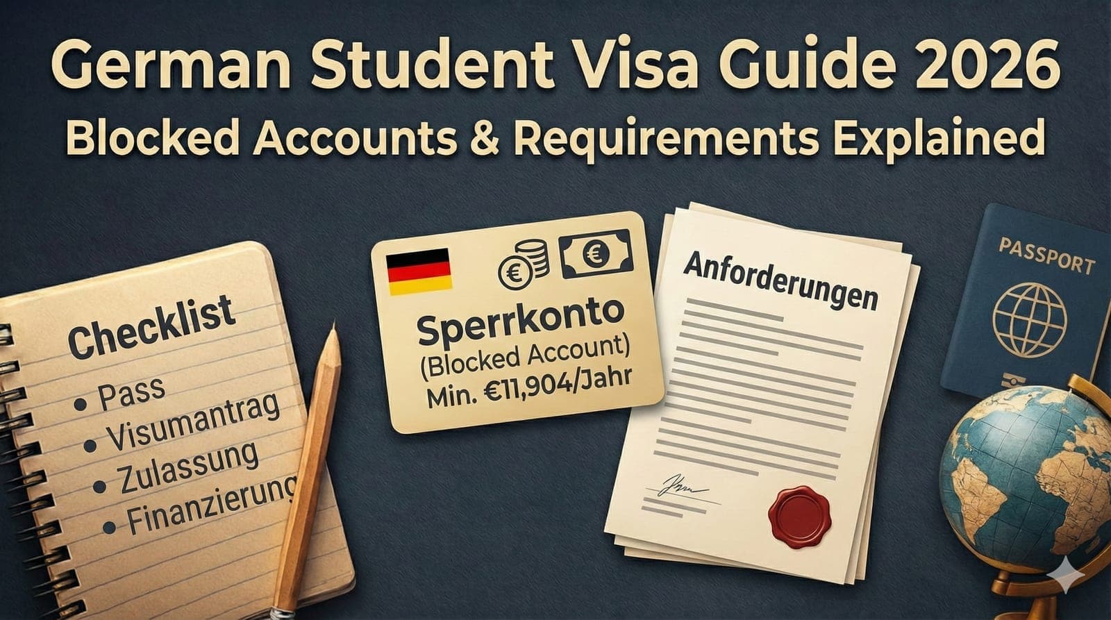 The German Student Visa Guide (2026): Blocked Accounts & Requirements Explained